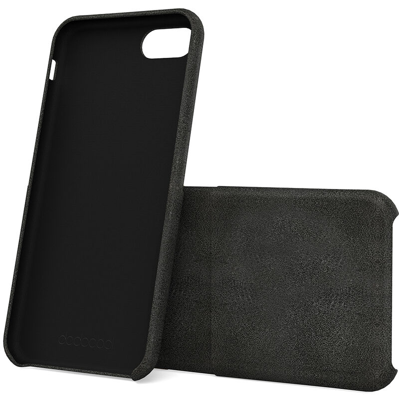 

dodocool PU Funda protectora de cuero para telefono con ranura para tarjeta de credito para iPhone 7 / iPhone 8 de 4.7 pulgadas Negro