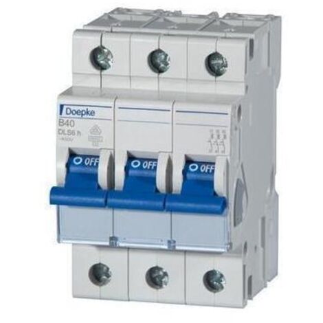Doepke 09914113 DLS6H B16A 3polig 6KA Leitungsschutzschalter    3polig 16 A  230 V, 400 V