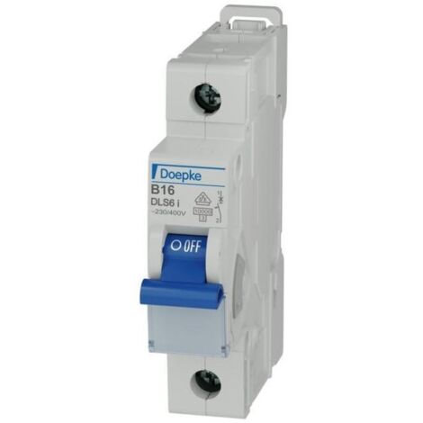 Doepke 09916023 DLS6I B16A 1polig 10KA Leitungsschutzschalter    1polig 16 A  230 V