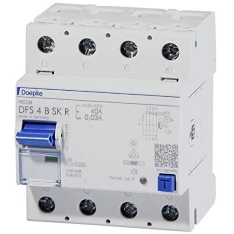 DOEPKE 4014712152731 DFS4 040-4/0.03B SKR DIFF INTERRUTTORE NOLEGGIO 9134988