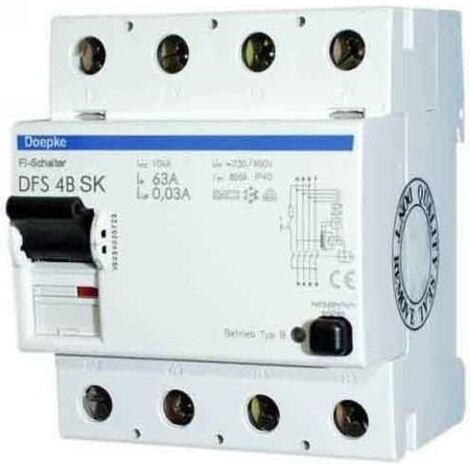 Doepke DFS 4 040-4/0,30-B SK interrupteur différentiel rail DIN