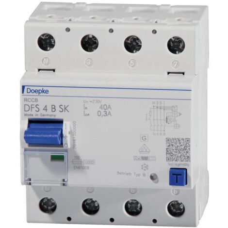 DOEPKE DFS4 040-4/0,30-B SK FI-Schalter allstromsensitiv-'1014180'