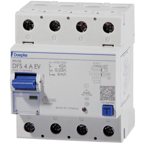 Doepke FI-Schalter DFS4 040-4/0,03-A EV