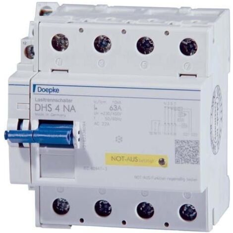 Doepke Hauptschalter mit Not-aus-Funktion DHS 4-063 NA
