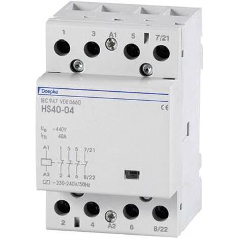 DOEPKE Inst.Schütz HS40-40/230V 4S 40A 230V HS40-40/230V (09980414)