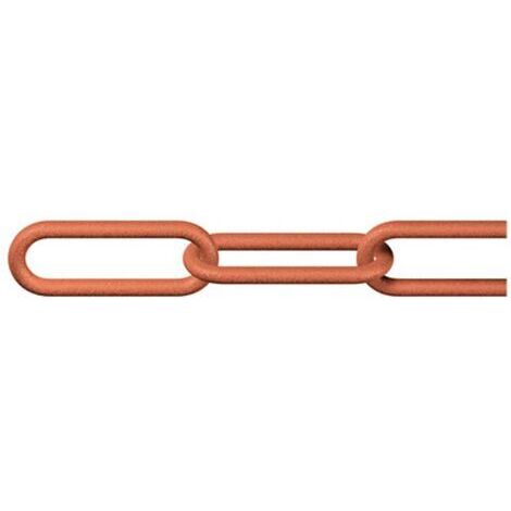 dörner + helmer 128958 Chaîne de signalisation cuivre plastique 6 m