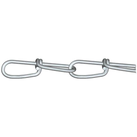 Dörner Helmer 156147 catena in acciaio galvanizzato 30 m argento