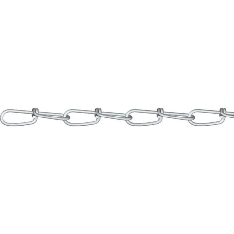 dörner + helmer 156154 Chaîne nouée argent acier étamé par galvanisation 30 m