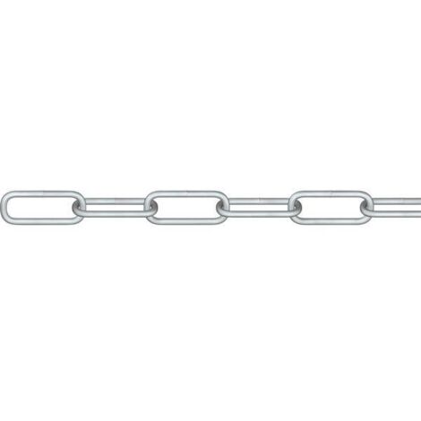 dörner + helmer 171832G Catena in acciaio tondo Argento Acciaio zincato galvanizzato zinco 30 m