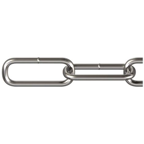 dörner + helmer 171980 Chaîne en acier inox argent acier inoxydable A2 15 m A782551