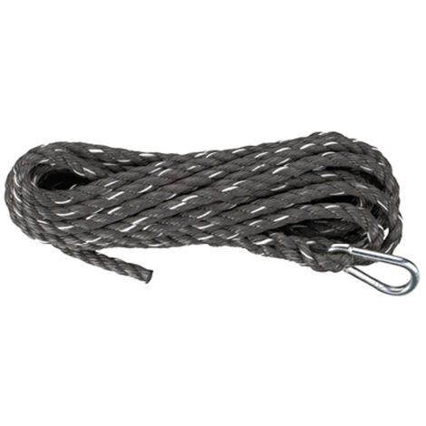 dörner + helmer 190324 Polypropylenseil gedreht (Ø x L) 14 mm x 10 m Schwarz