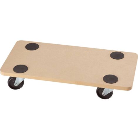 dörner + helmer 290695 ECONOMY Piattaforma con ruote Capacità di carico (max.): 200 kg 590 mm x 290 mm x 120 mm