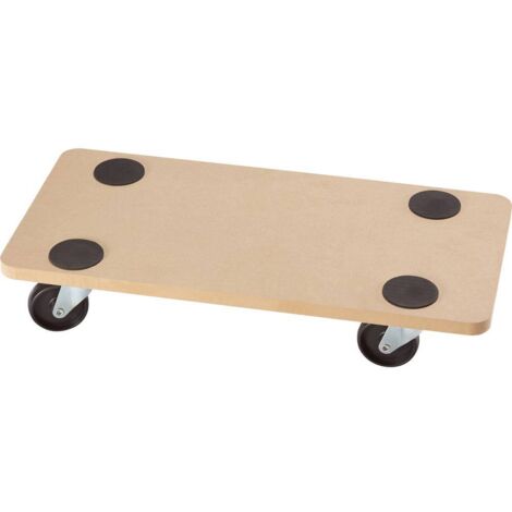dörner + helmer 290695 ECONOMY Piattaforma con ruote Capacità di carico (max.): 200 kg 590 mm x 290 mm x 120 mm