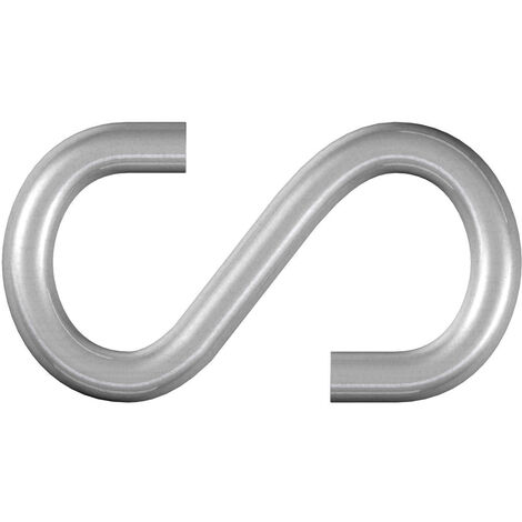 dörner + helmer 4810064 S-Haken Ø 3 mm 24 mm Stahl galvanisch verzinkt  20 St.