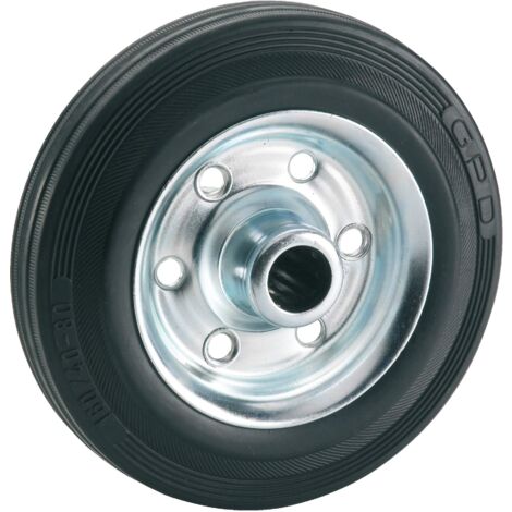 doerner + Helmer 710202 pieno di gomma ruota 160 X 40 X 20 mm con cuscinetto a rulli mozzo larghezza 58 mm