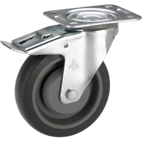 dörner + helmer 716565F 716565F Roulette pivotante Diamètre de la roue: 100 mm Capacité de charge (max.): 150 kg 1 pc(s) X924212