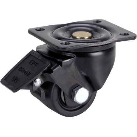dörner + helmer 735655 735655 Roulette pivotante Diamètre de la roue: 50 mm Capacité de charge (max.): 300 kg 1 pc(s) X924992
