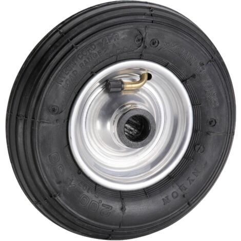 dörner + helmer 740108 740108 Roue à bandage pneumatique Diamètre de la roue: 200 mm Capacité de charge (max.): 75 kg 1 pc(s) X924922