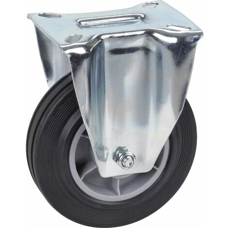 DÖRNER + HELMER Bockrolle TPE PP-Felge 125 mm 100 kg