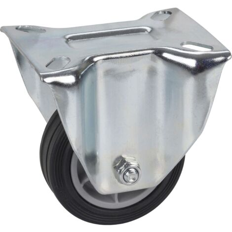 DÖRNER + HELMER Bockrolle TPE PP-Felge 80 mm 50 kg