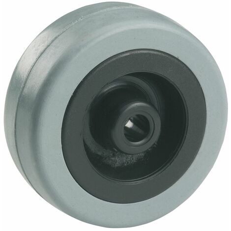 DÖRNER + HELMER Rad Gummi Kunststoff-Felge 100 mm 70 kg