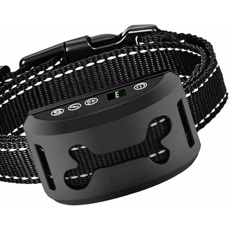 Dog Bark Bark Bark Collar Small Dog Sound Vibration Sensitivity 7 Adjustable Levels, 100% Safe and Effective Dog Bark Collar Rechargeable in 1H, IP67 Waterproof