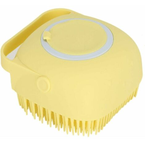Dog bath brushes, pet shampoo brush, dog bath brush can be filled with shower gel, multi-function shampoo soft rubber massage brush