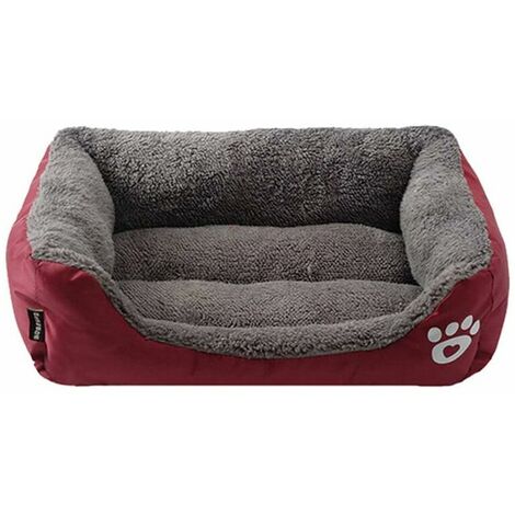 Dog bed, used for dogs, cats, small animals, candy color, washable, soft, warm, fabric S