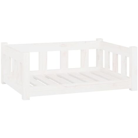 Dog Bed Pet Sofa Cat Bed Dog Kennel with Sidewalls Solid Wood Pine vidaXL