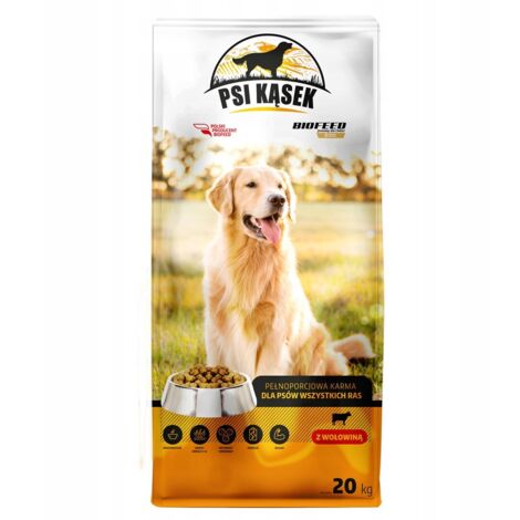 DOG BITE BioFEED Hundefutter mit Rindfleisch 20 kg