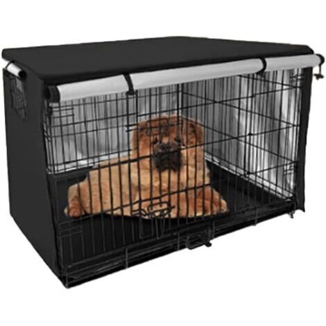 Dog Cage Covers, Dog Cage Tarpaulins, Polyester Pet Kennel Covers, Waterproof, Breathable, Shading Material, Protective Dog Cage Tarpaulin