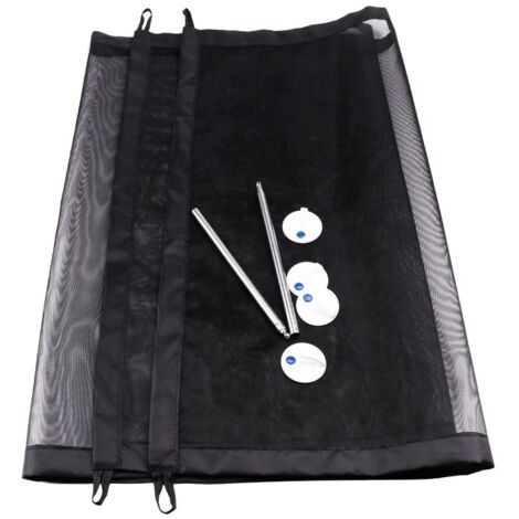 Dog cage, nylon, foldable, 72x180 cm, black