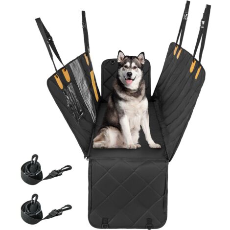 Dog Car Seat Cover Non-Slip Car Seat Protector for Large Dogs W/ Mesh Window