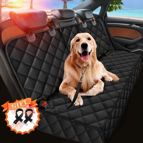 Nzonpet 4-in-1 Dog Car Seat Cover, 100% Waterproof Scratchproof Dog Hammock  with Big Mesh Window, Durable Nonslip Dog Seat Cover, Pets Dog Back Seat  Cover Protector for Cars Trucks SUVs, with 1