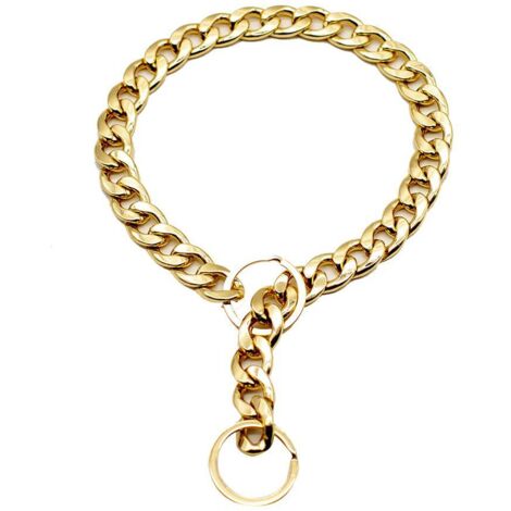 Dog Chain Pet Dog Metal Gold Collar Necklace Pet Jewelry Accessories for Four Seasons