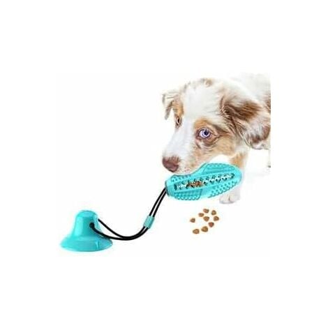 Tug of War Dog Toy, Suction Cup Dog Toy, Dog Pull Toy with Super Strong  Suction Cup, Dog Enrichment Toys for Medium and Large Dogs, Squeaky Dog Toys  with bite Resistant Elastic