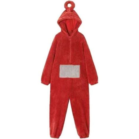 YMYNY Dog Coat and Raincoat,Adult Teletubbies Pajamas Winter Costumes Onesies Cosplay Pajamas Christmas Sleepwear Jumpsuit Halloween Animal Jumpsuit--red,S MUMU