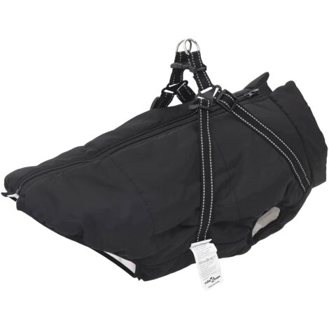 Dog Coat Black L48 vidaXL