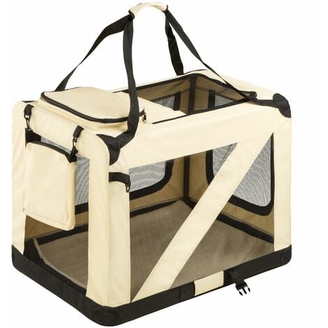 main image of "Dog crate foldable - dog cage, pet carrier, puppy crate"