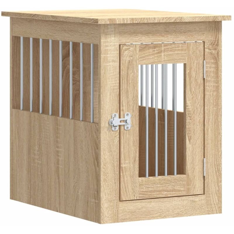 Vidaxl - Dog Crate Furniture Sonoma Oak 45x62x59 Cm Engineered Wood