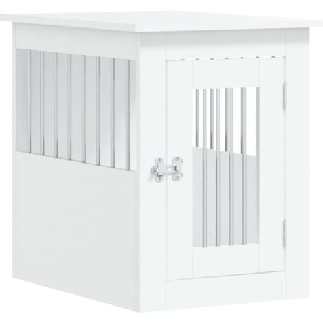 Dog Crate Furniture White 45x62x59 cm Engineered Wood vidaXL