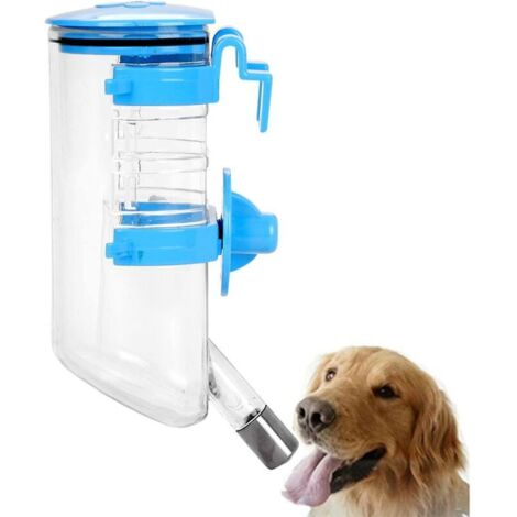 Dog Crate Water Bottle Hanging Pet Puppy Water Bottle Cat Drinking Water Fountains For Cage Portable Dog Water Dispenser With Automatic Feeding Wa..
