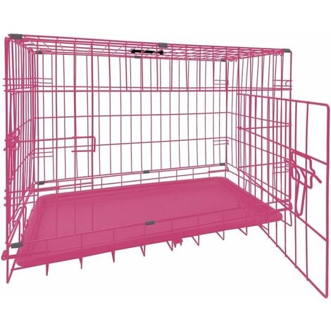 42 inch sales pink dog crate