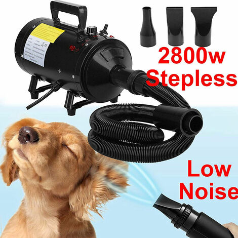 Dog Drying Fur/Clothes With 2.5M Extension Hose - Dog Blaster Dryer After Bath - Professional Dog Grooming Dryer Pet Hair Blower for Dogs Cats - Extension Hose Can Be Connected To Any Hair Dryer