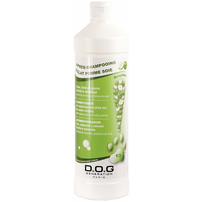 Après-shampooing Eclat Pomme : 1 litre - Dog Generation