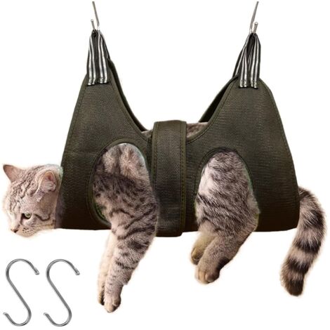 Dog Grooming Hammock, Pet Nail Trimming Harness with Wide Strap, Dog Hanging Harness for Nail Trimming, Grooming Aid Kit for