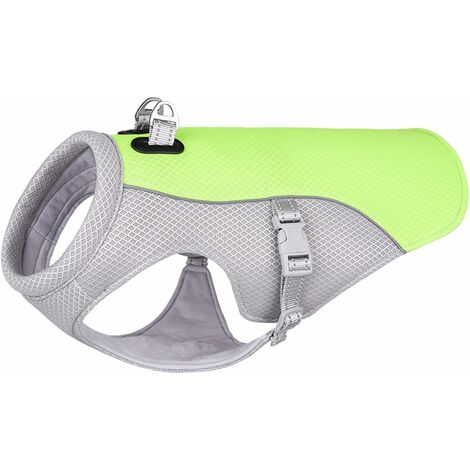 Dog harnesses,Dog Vest , Coat for dogs,dogs jacket,Safety Reflective Vest for Dogs Walking Outdoors,Dog Harness Coats (Small, Green)