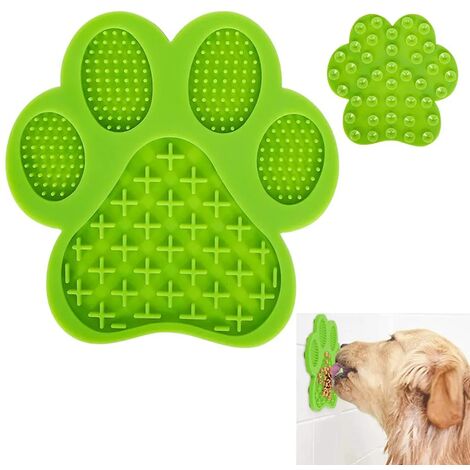 Dog Licking Mat, 2 Pcs Large Licking Mat for Dogs with Suction for Anxiety,  Peanut Butter Dog Licking Mat Slow Feeder Dispensing Treater Lick Pad with