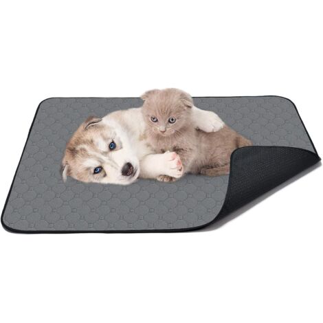 Dog Mat, 100 x 70CM Pee Pads Super Absorbent Reusable Waterproof Dog Trainer Mats