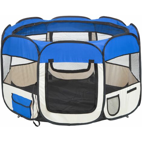 Dog pen pop-up made of polyester - dog playpen, puppy pen, puppy playpen